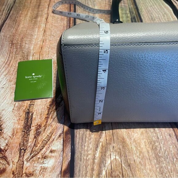 KATE SPADE Grand Street Colorblock Lydia hand bag tote bag tan black - Picture 14 of 16